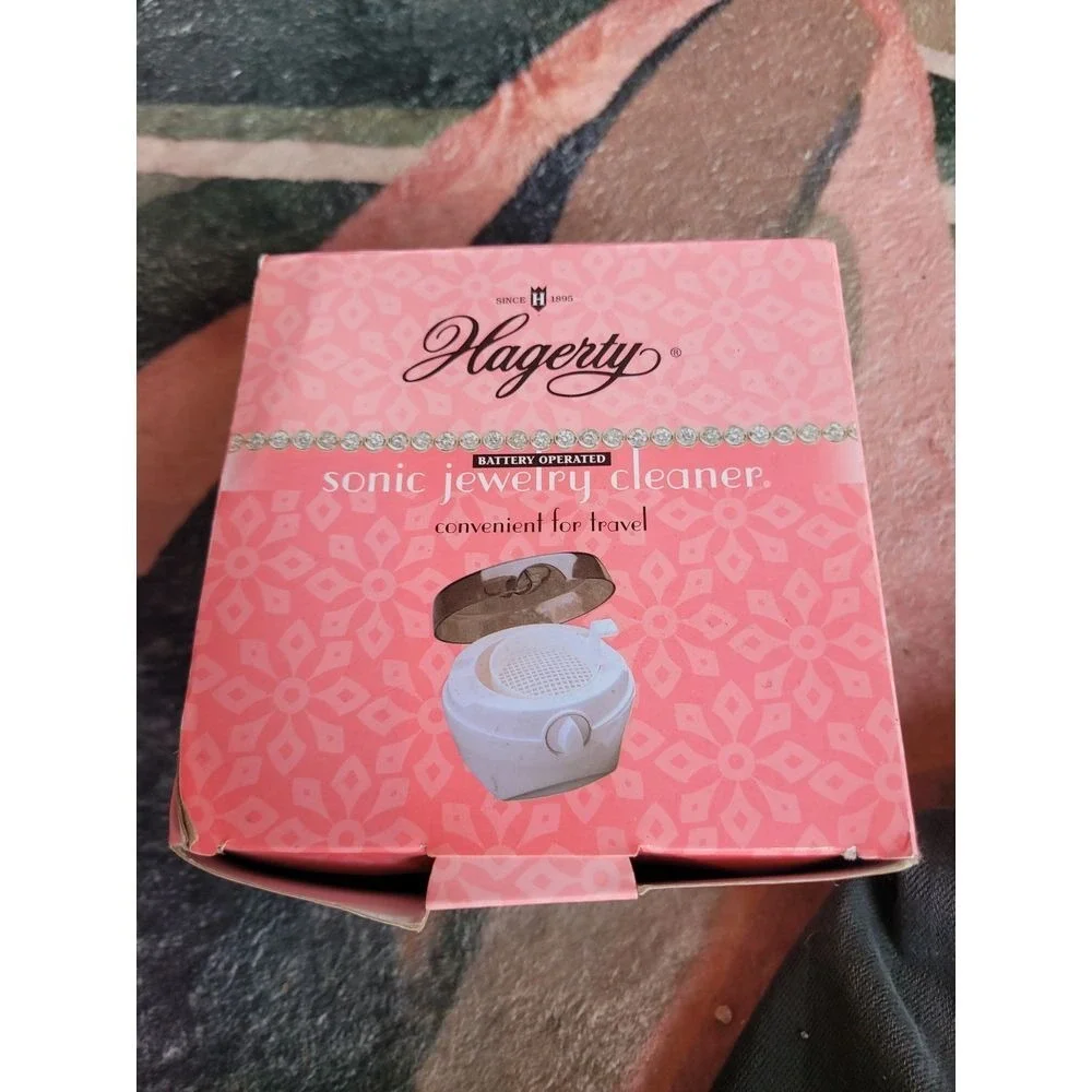 Hagerty Battery Operated‎ Sonic Jewelry Cleaner Portable Travel Brush Convenient